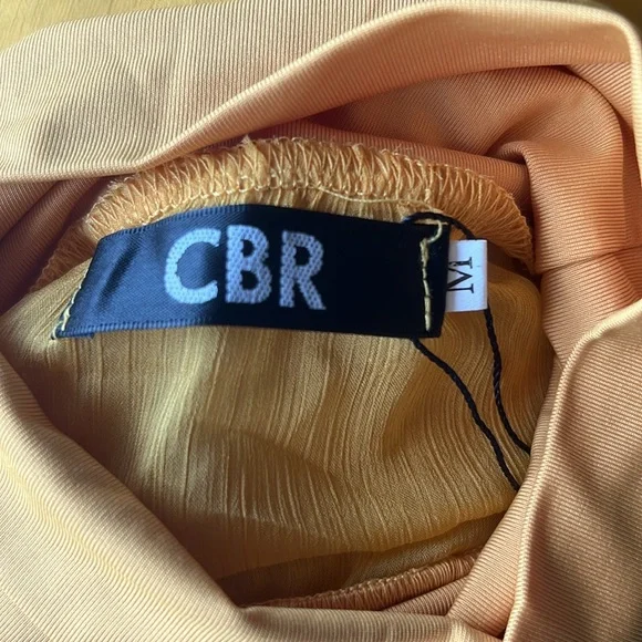 Sheer Ruffle Top - Yellow - CBR - Medium - Picture 6 of 6